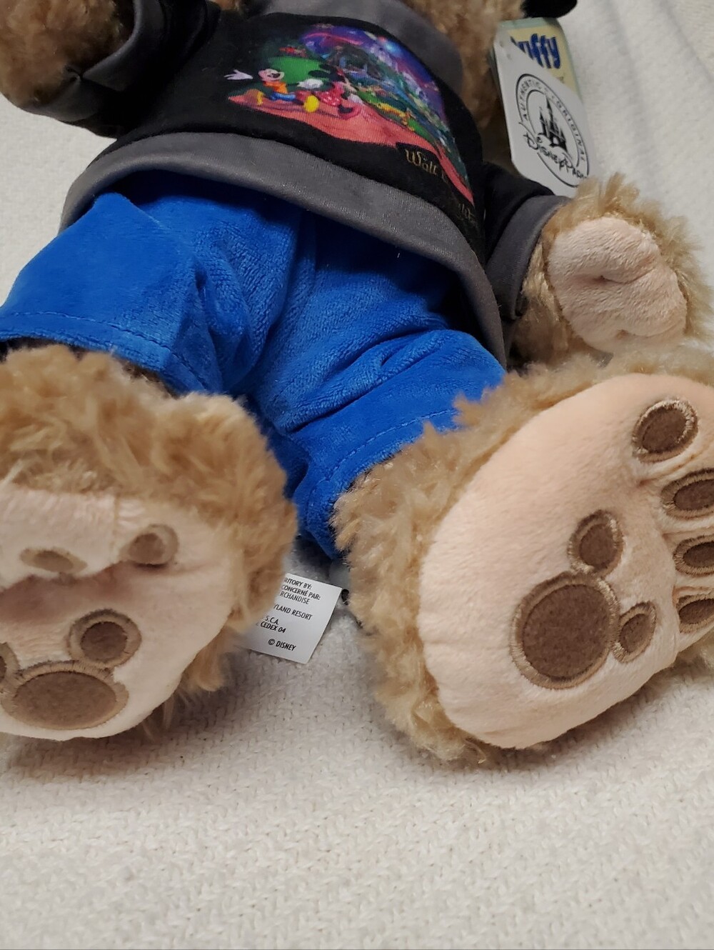 Duffy Disney Bear Plush Walt Disney World Parks NWT Mickey Ears Hat 14" WDW - Picture 6 of 6